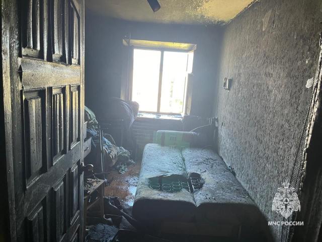 Отец с сыном погибли при пожаре в квартире пятиэтажке в Башкирии