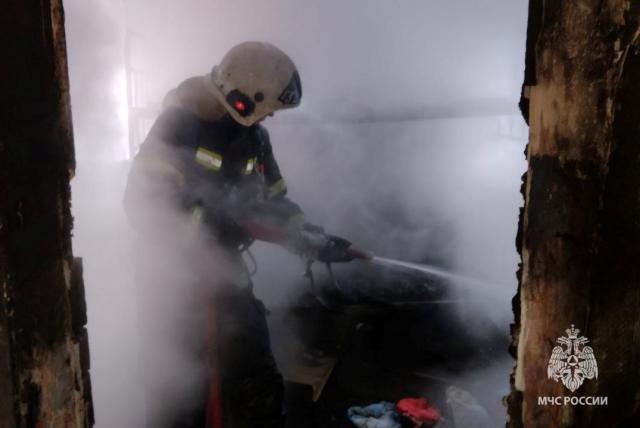 В Башкирии произошел пожар, в котором тяжело пострадал ребенок