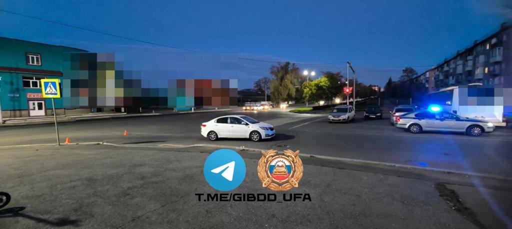 Иномарка сбила пенсионера на «зебре» в Уфе