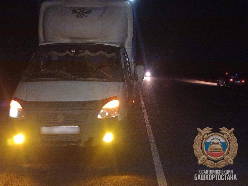 Грузовая «Газель» насмерть сбила пешехода в Башкирии