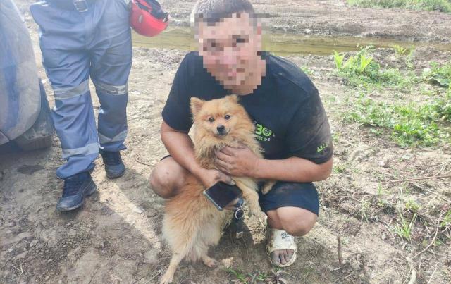 Житель Башкирии застрял в скале, пытаясь спасти собаку