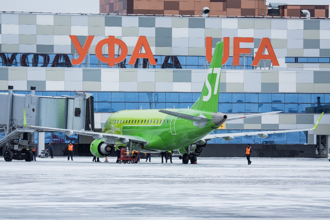 В новогодние праздники аэропорт «Уфа» обслужил более 60 тысяч человек