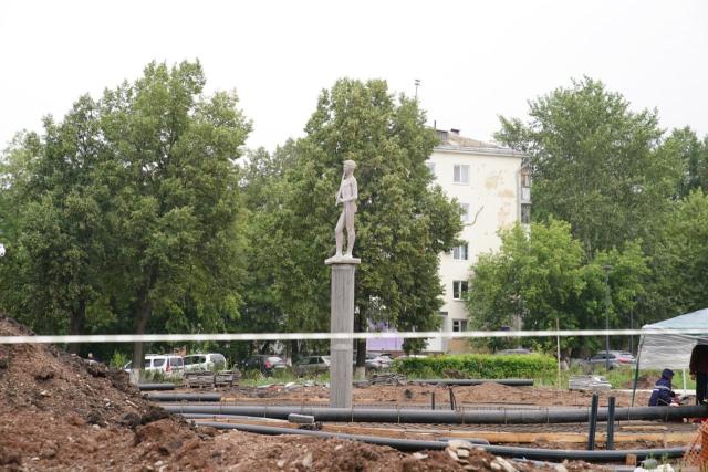 Хабиров объяснил, почему разобрали фонтан памятника «Мальчик с кураем» в Уфе