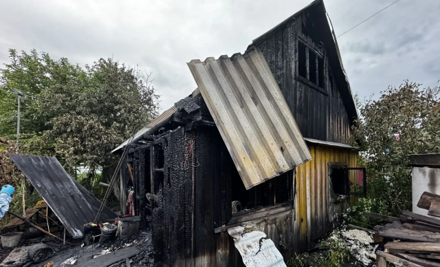 Ночной пожар в бане под Уфой унес жизнь женщины