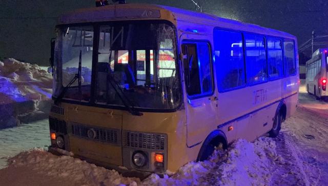 В Башкирии автобус с 20 детьми попал в аварию