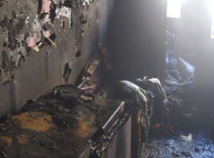 Мужчина погиб при пожаре в многоквартирном доме в Уфе