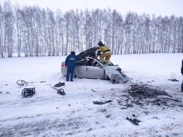 В Чекмагушевском районе в аварии погиб водитель «Лады Гранты»