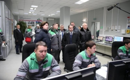 Михаил Бабич и Рустэм Хамитов посетили один из заводов АНК «Башнефть»