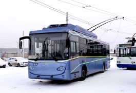 В Уфе появился новогодний транспорт