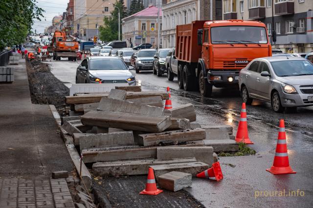 В Уфе завершается ремонт тротуаров