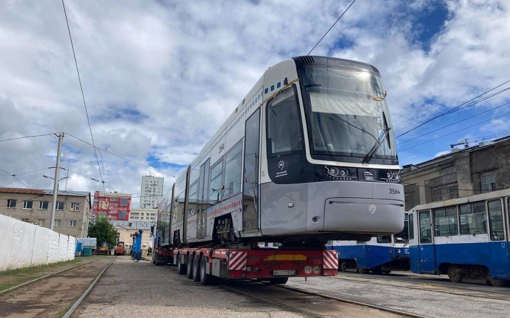 Подаренные Москвой трамваи запустили в Уфе