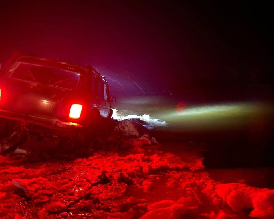 В Башкирии автомобиль провалился под лед