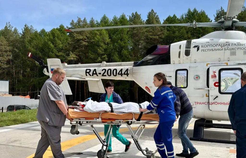 В Башкирии хотят построить семь вертолетных площадок для санитарной авиации