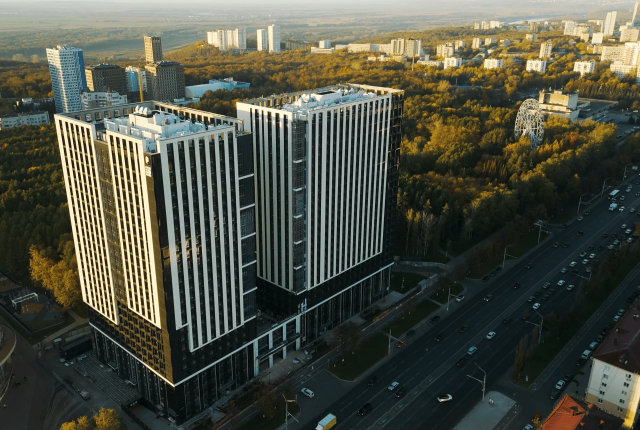 В Уфе одобрили проект 29-этажного отеля у парка Гафури