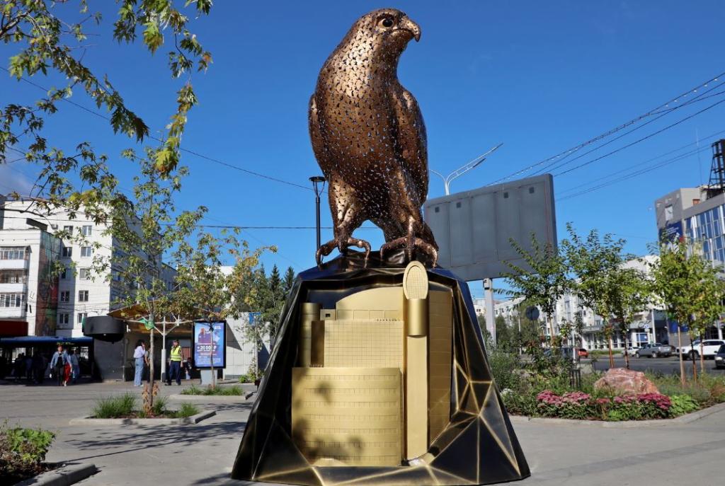 В Уфе открыли арт-объект, посвященный сапсанам