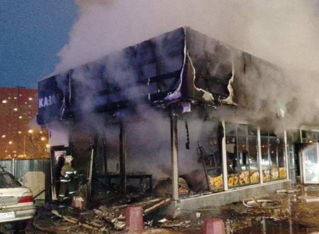 Пострадавший при пожаре в уфимском кафе скончался в больнице