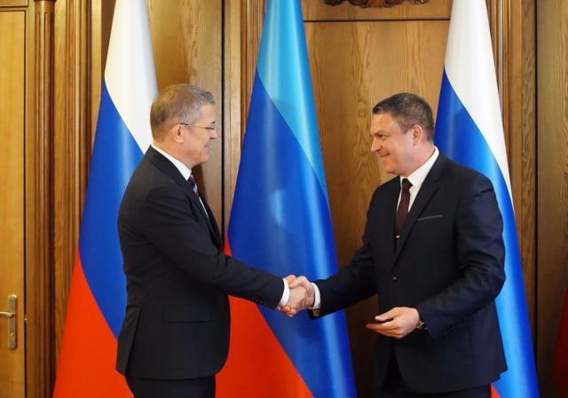 Радий Хабиров встретился с главой Луганской Народной Республики