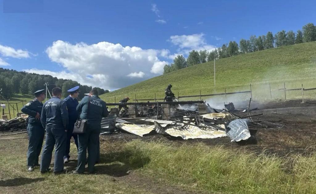 При пожаре в Салаватском районе Башкирии погибли трое детей