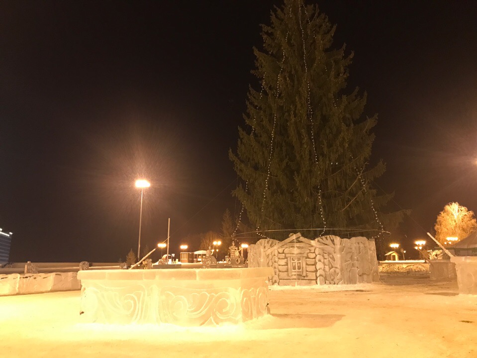 В Уфе не все ледовые городки готовы к новому году