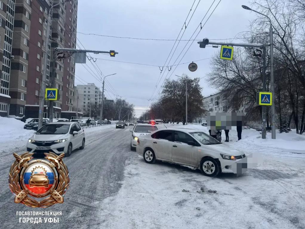 В Уфе автоледи на иномарке сбила 11-летнего мальчика на «зебре»