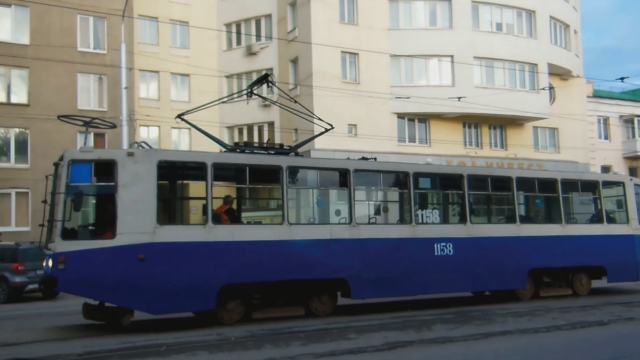 В Уфе перекрасили трамваи