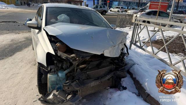 Двое детей пострадали в ДТП на Первомайской в Уфе