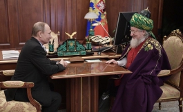 Стало известно, о чем говорили Владимир Путин и Верховный муфтий