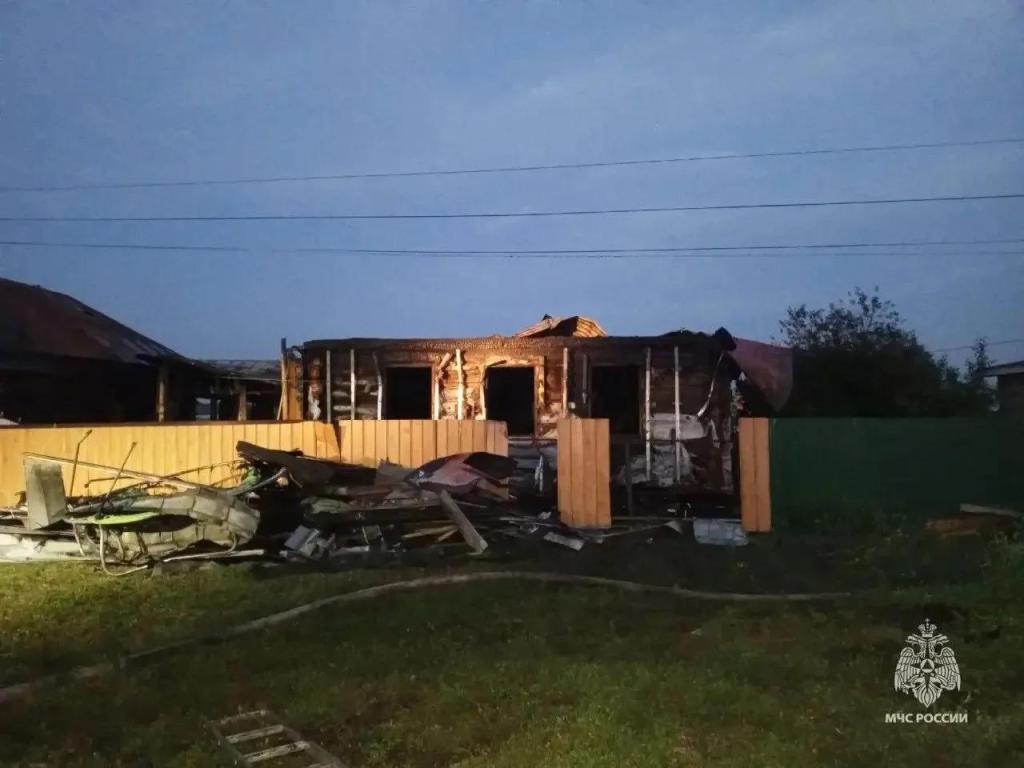 70-летний пенсионер погиб при пожаре в частном доме в Башкирии