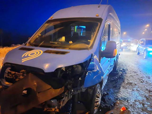В Уфе пассажиры автобуса пострадали из-за столкновения с легковушкой