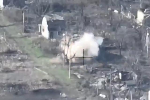 Бойцы из Башкирии показали кадры уничтожения опорного пункта ВСУ
